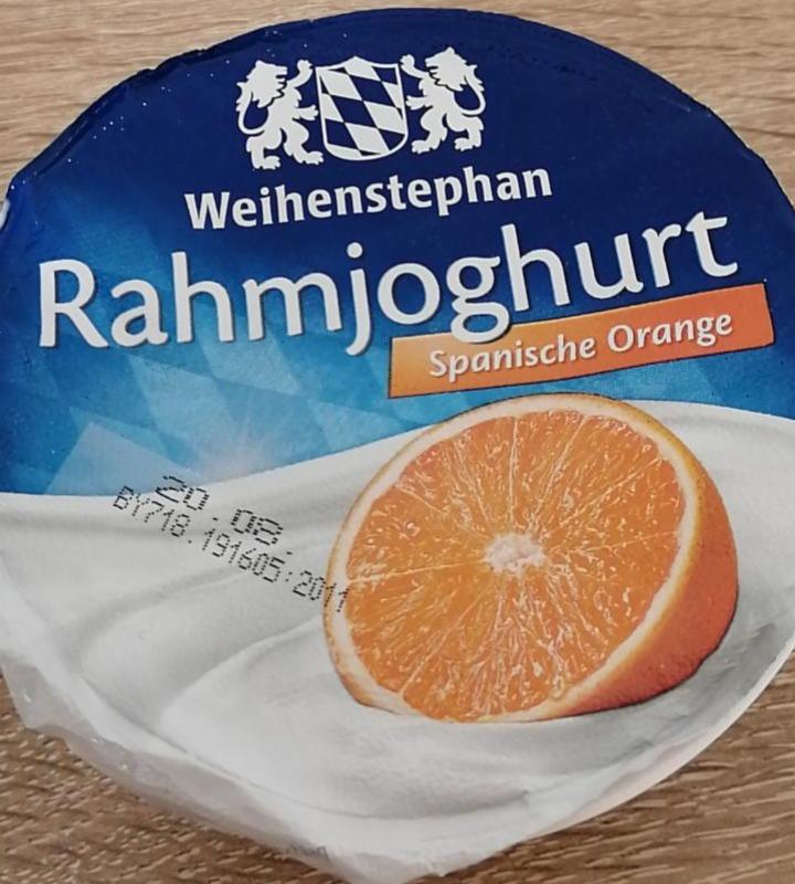 Fotografie - Rahmjoghurt Spanische Orange Weihenstephan