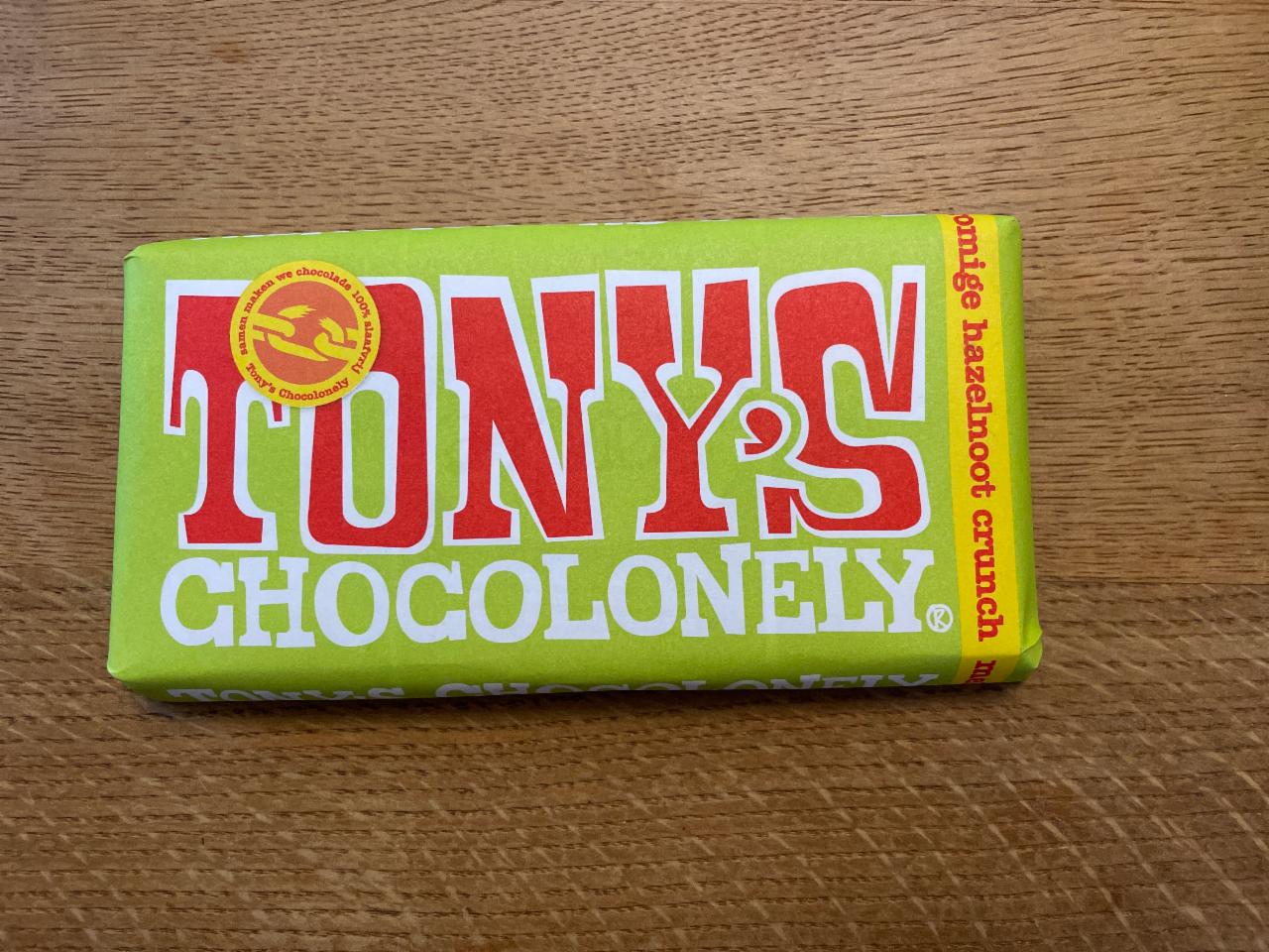 Fotografie - Hazelnut crunch (mléčná čokoláda, lískové ořechy, lískooříšková pasta a sušenky) Tony's Chocolonely