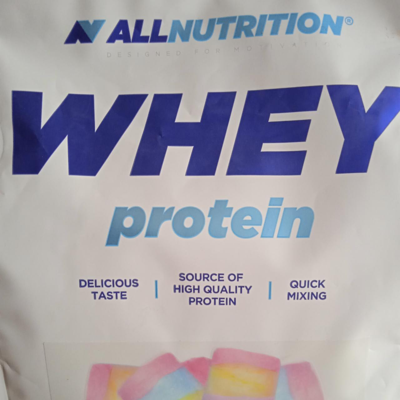 Fotografie - Whey Protein cotton candy Allnutrition