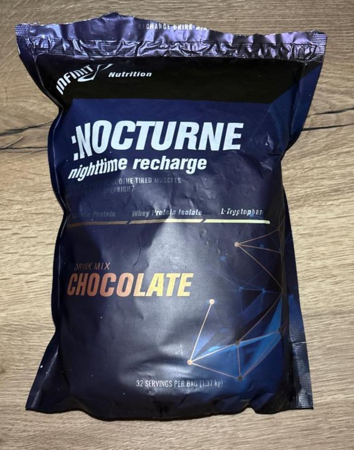 Fotografie - Nocturne nighttime recharge chocolate Infinit Nutrition
