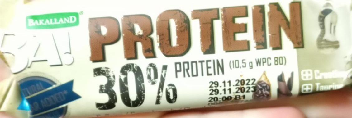 Fotografie - Protein bar BA! Protein 30% Caffeine Cocoa beans Chocolate Bakalland