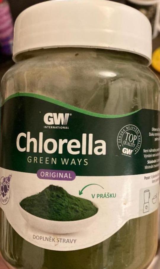 Fotografie - Green Ways Chlorella prášek GW international