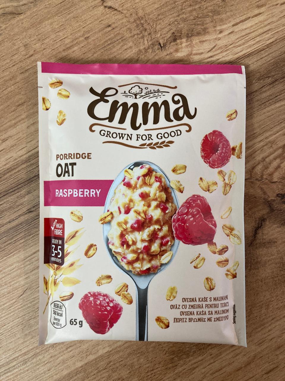 Fotografie - Porridge Oat Raspberry Emma Grown For Good