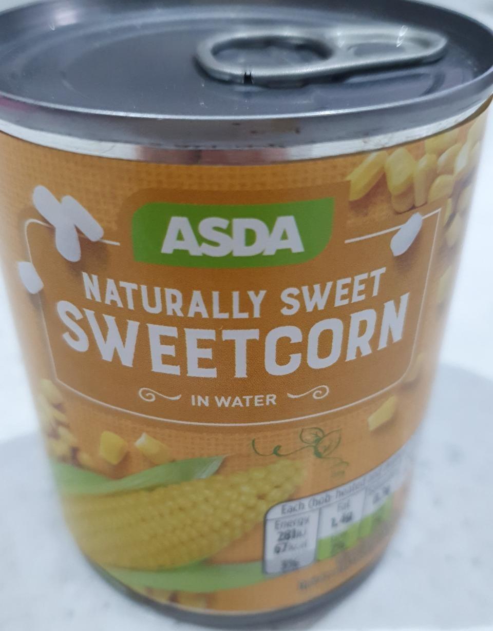 Fotografie - Naturally Sweet Sweetcorn in water Asda