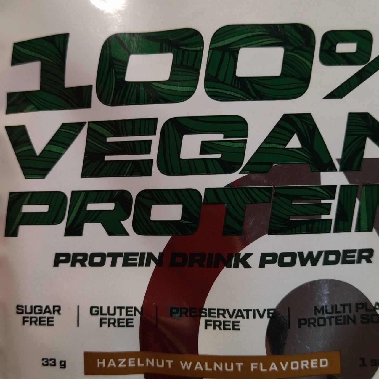 Fotografie - 100% vegan protein Hazelnut walnut Scitec nutrition