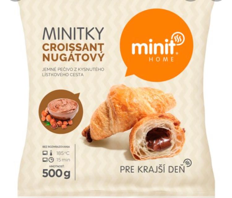 Fotografie - Minitky croissant nugátový Minit