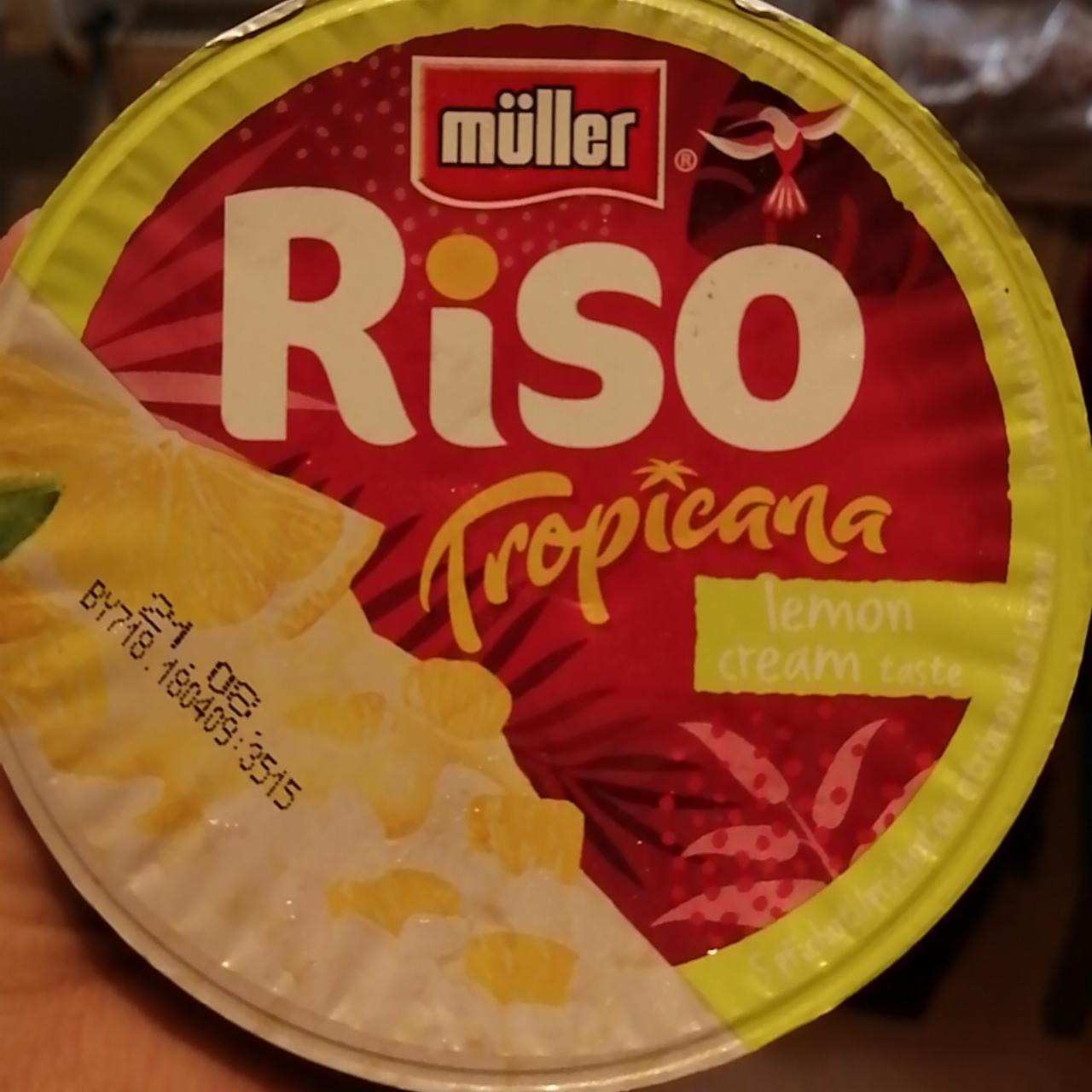 Fotografie - Riso Tropicana lemon cream taste Müller
