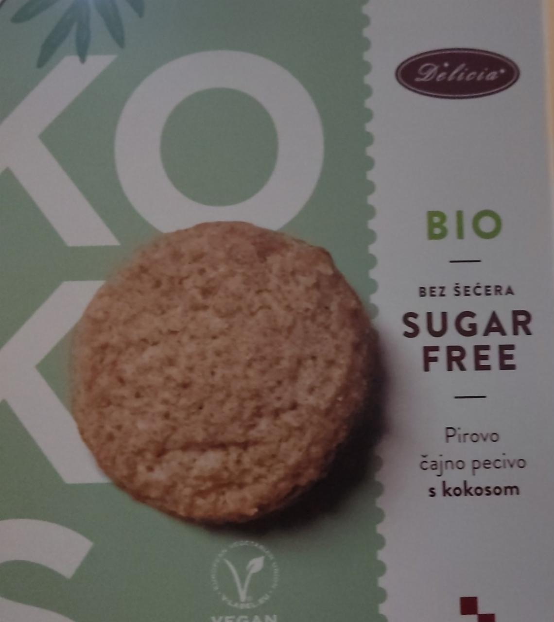 Fotografie - bio sugar free cookies s kokosem Delicia