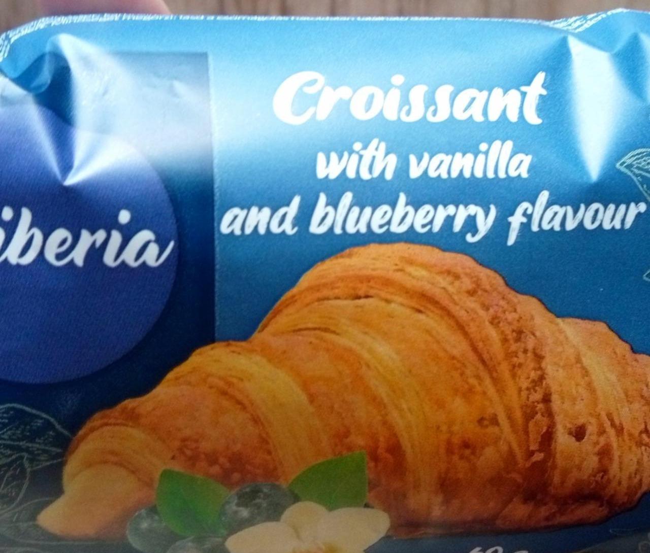 Fotografie - Croissant with vanilla and blueberry flavour Agiberia