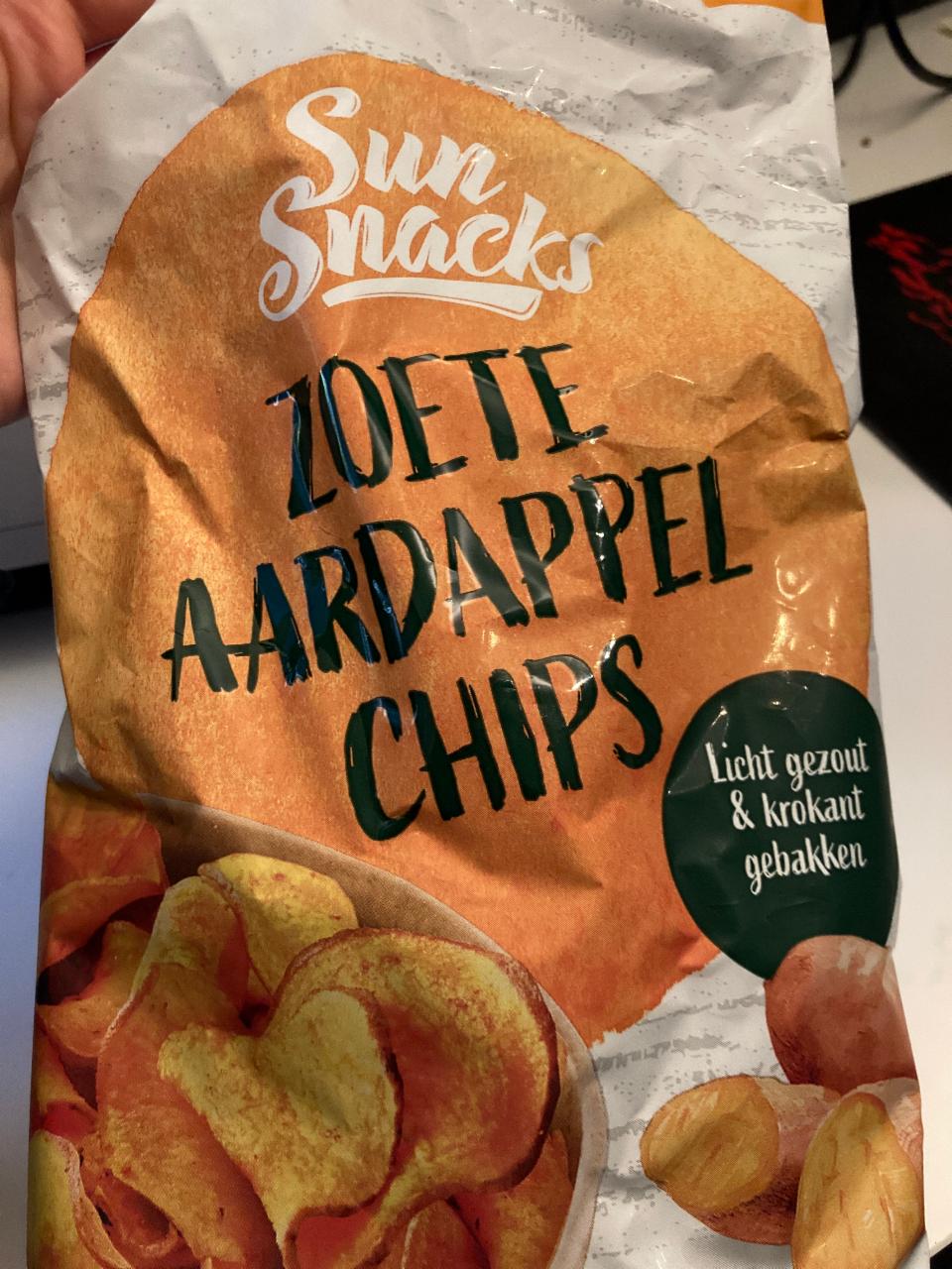 Fotografie - Zoete Aardappel Chips Sun Snacks