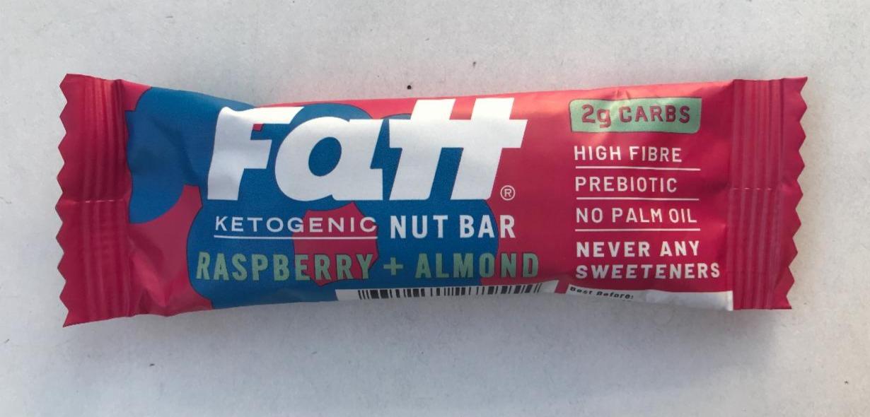 Fotografie - Raspberry + Almond Ketogenic Nut Bar Fatt
