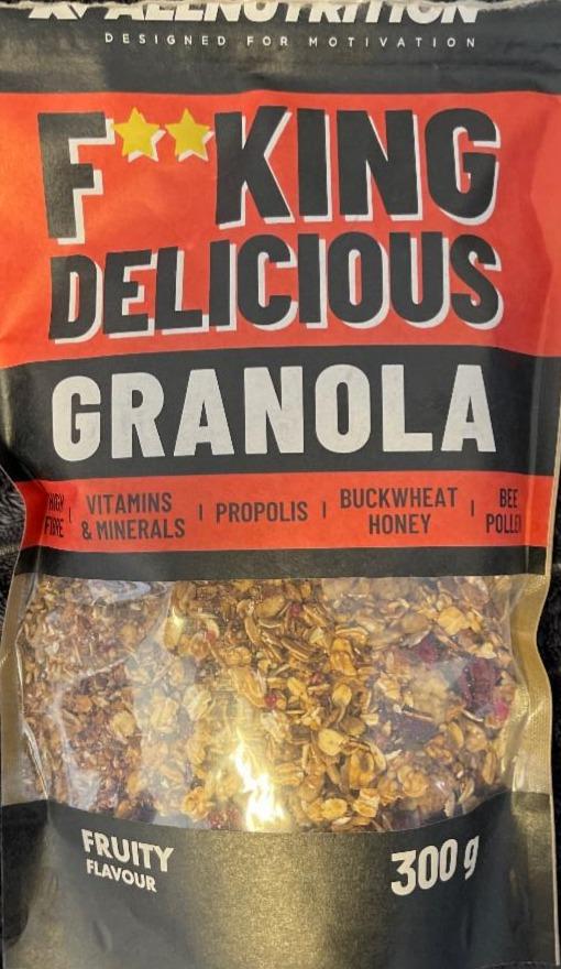 Fotografie - F**king Delicious Granola fruity flavour Allnutrition