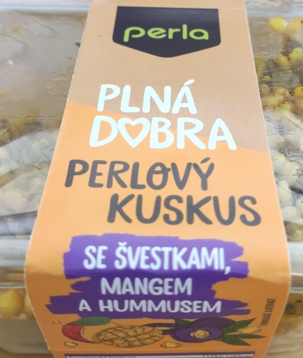Fotografie - Perlový kuskus se švestkami, mangem a hummusem Perla