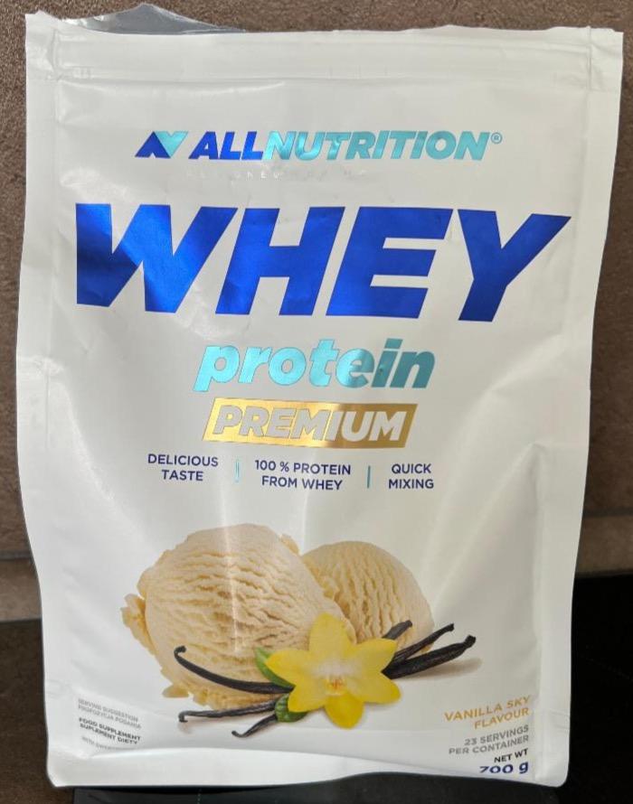 Fotografie - Whey protein premium vanilla Allnutrition