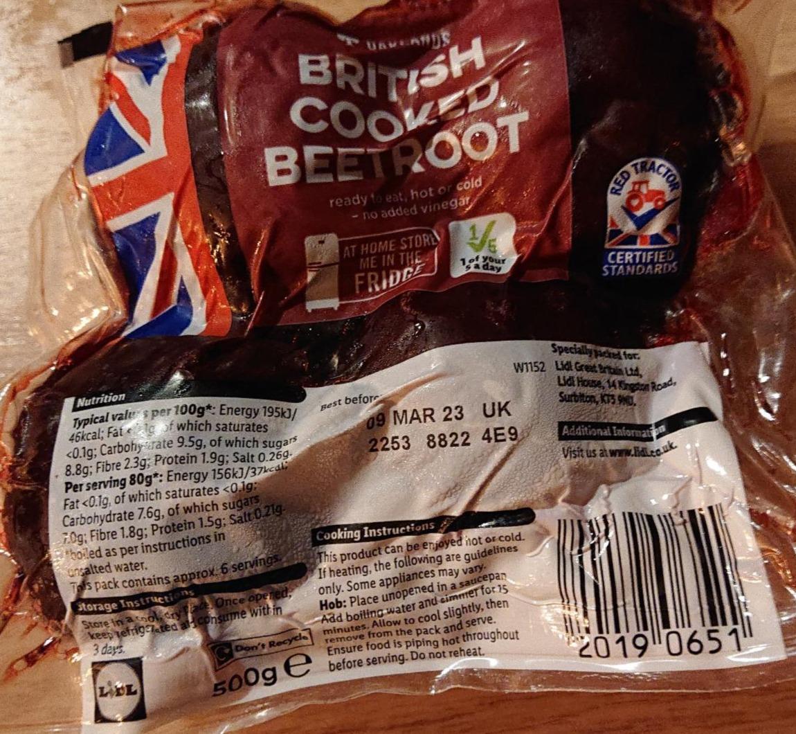 Fotografie - British cooked beetroot