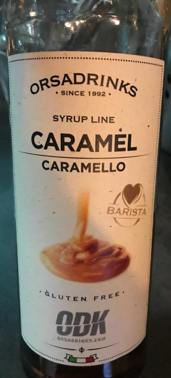 Fotografie - OrsaDrinks Syrup line Caramel ODK
