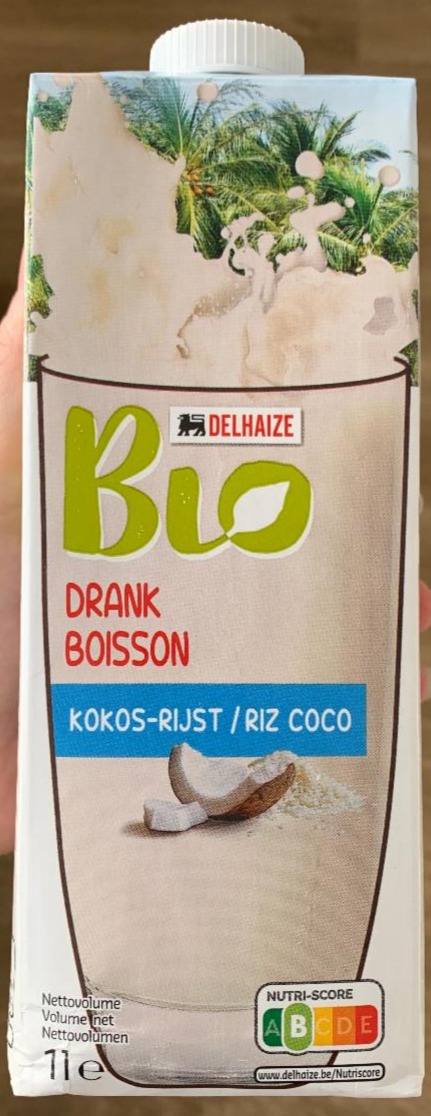 Fotografie - Bio rýžovo-kokosový nápoj Delhaize