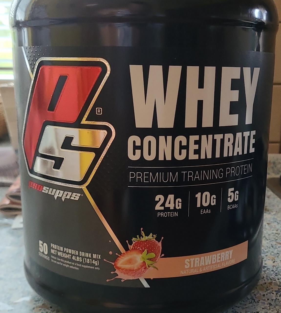 Fotografie - Whey Concentrate Strawberry ProSupps