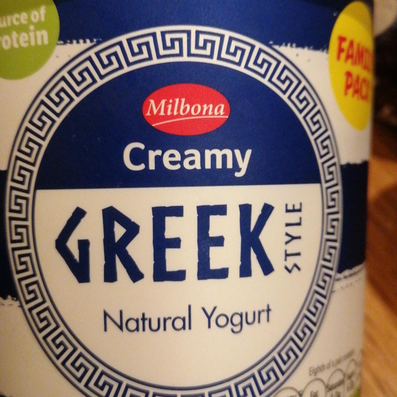 Fotografie - Creamy Greek style yogurt Milbona