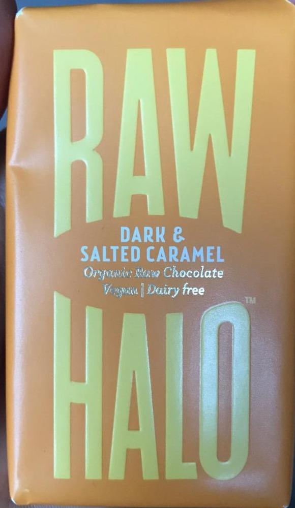 Fotografie - Dark & Salted Caramel Organic Chocolate Raw Halo
