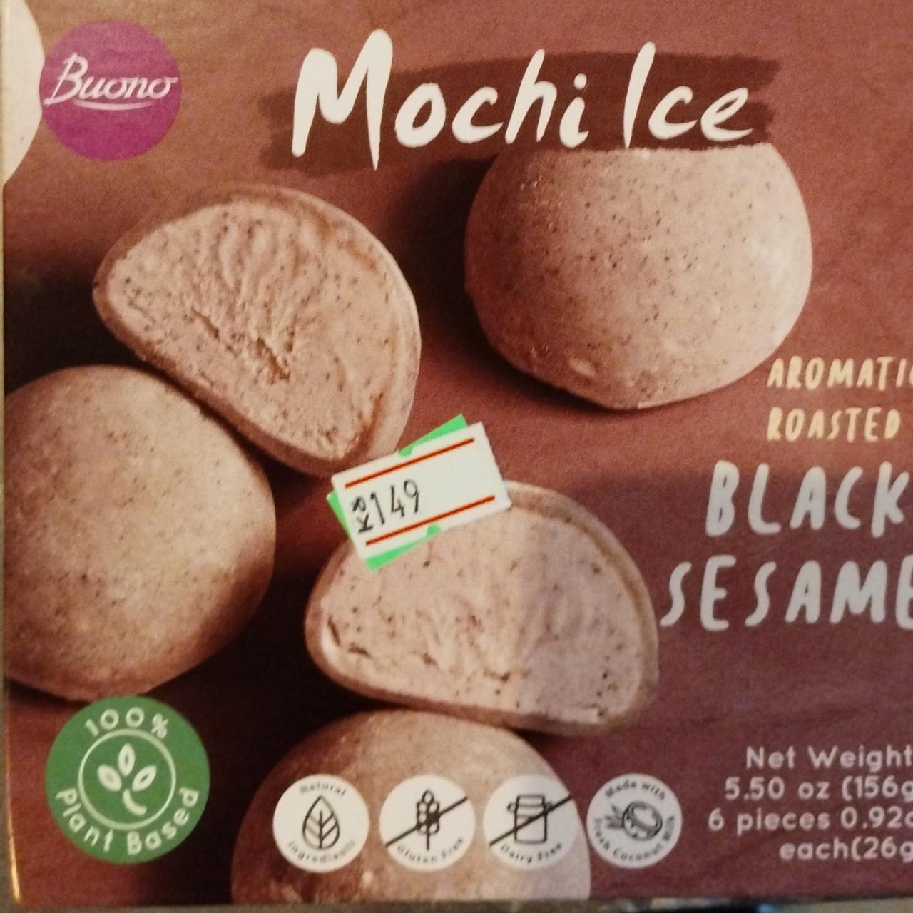 Fotografie - Mochi Ice Dessert Black Sesame Buono