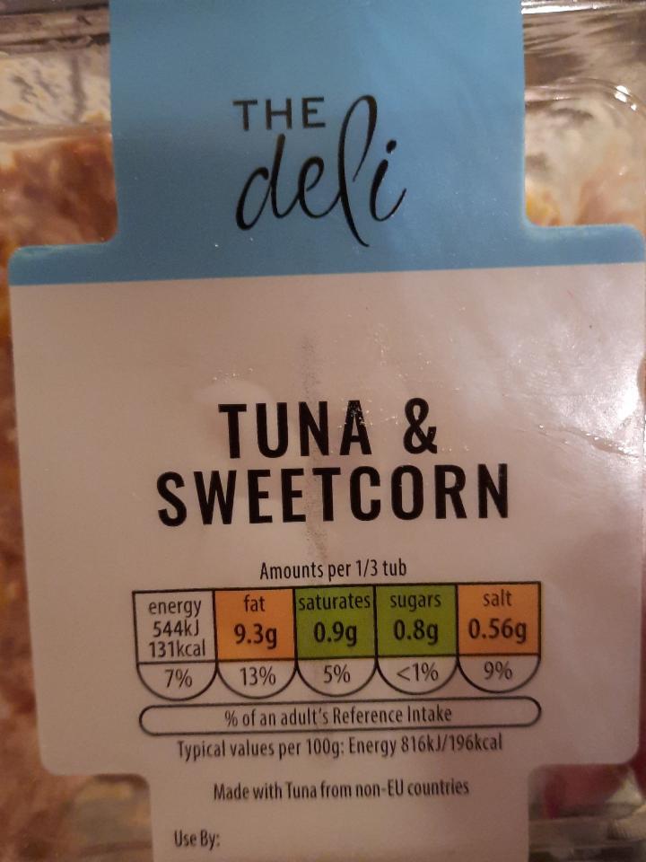 Fotografie - tuna & sweetcorn The deli