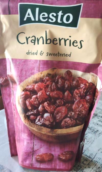 Fotografie - Cranberries dried & sweetened (brusnice klikva sušená slazená) Alesto