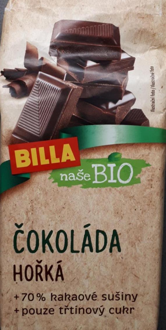 Fotografie - Hořká čokoláda 70% Naše Bio Billa