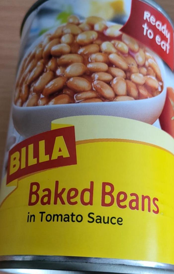 Fotografie - Bílé fazole v rajčatové omáčce Billa
