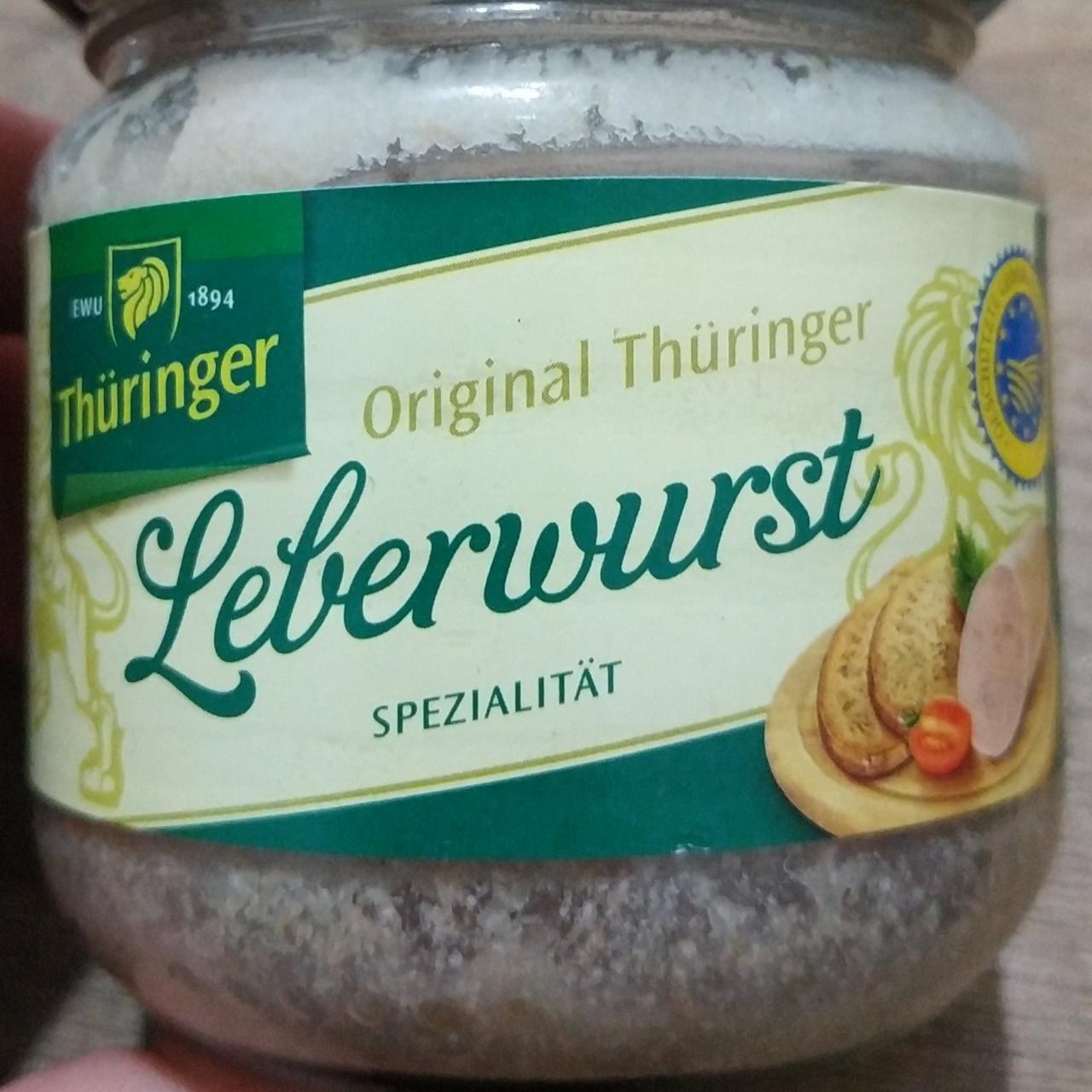 Fotografie - Original Thüringer Leberwurst spezialität