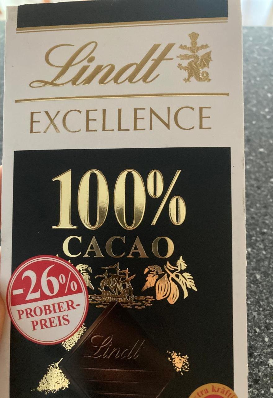 Fotografie - Excellence 100% Cacao Pur Lindt