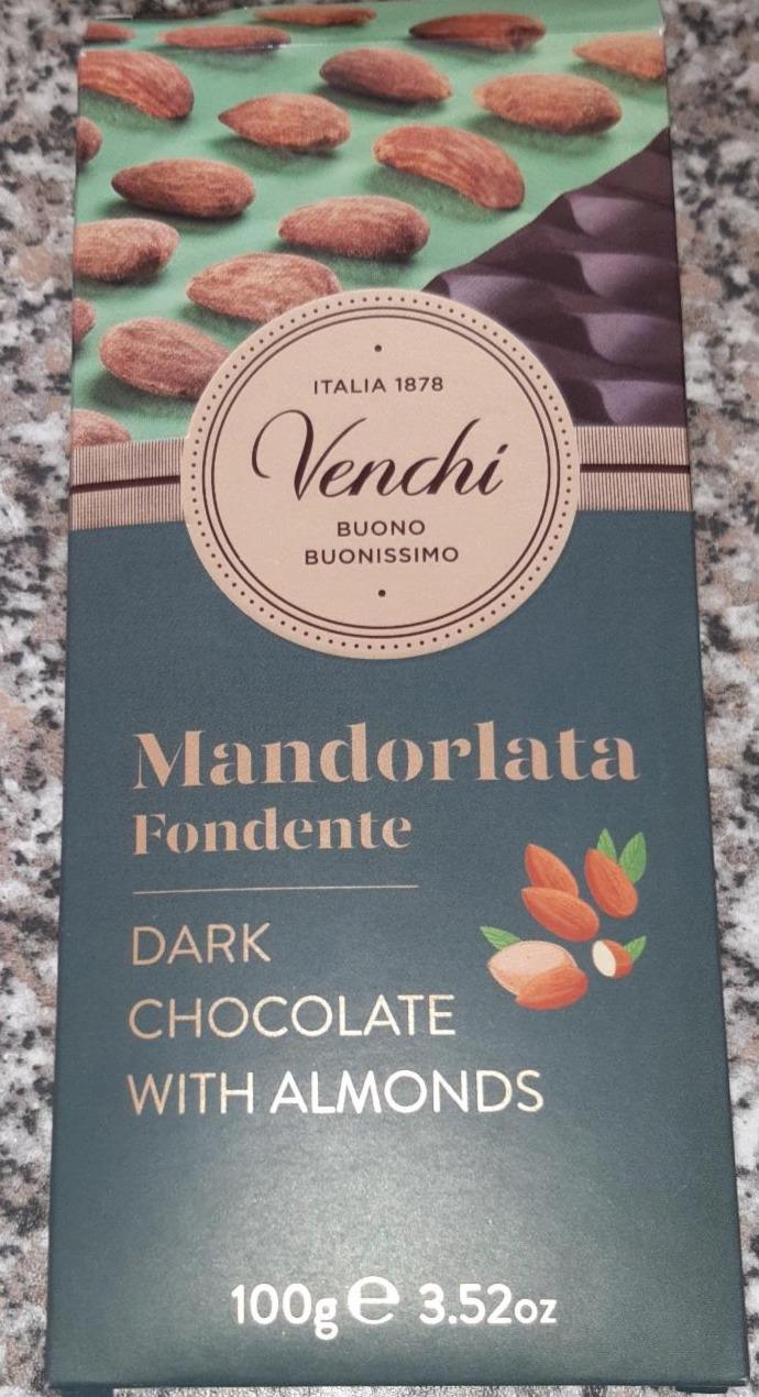 Fotografie - Mandorlata Fondente Dark Chocolate with Almonds Venchi