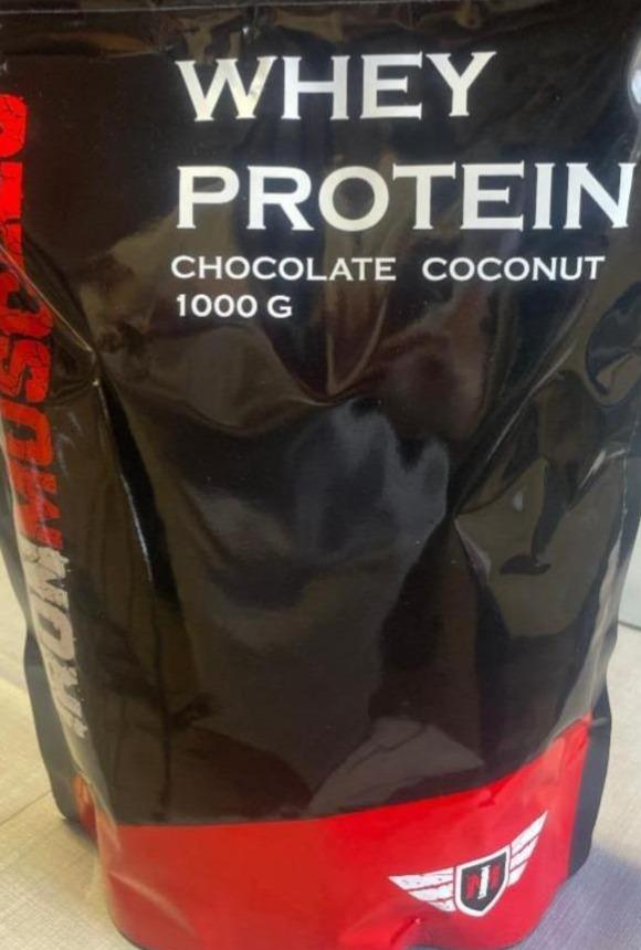 Fotografie - Whey protein chocolate coconut Iron Muscles