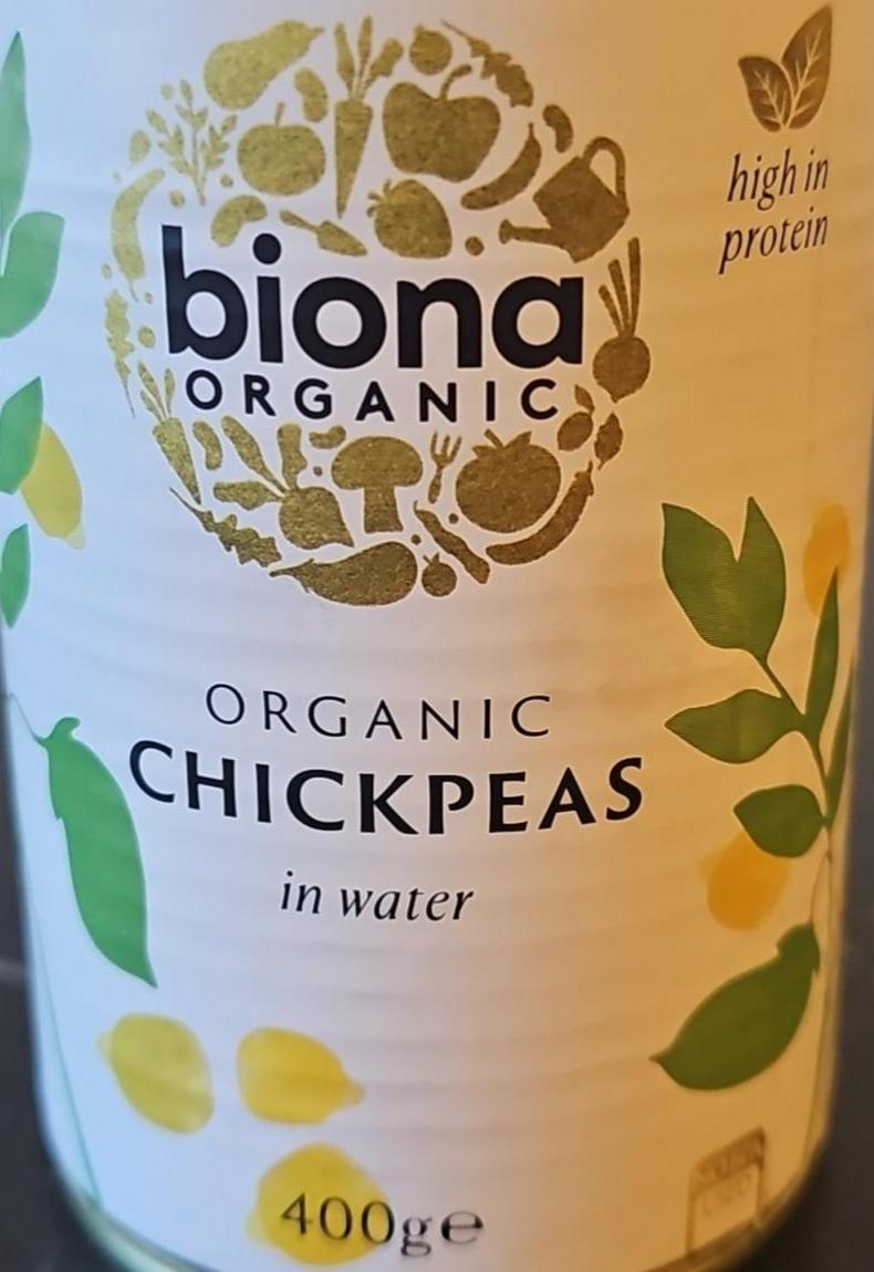 Fotografie - organic chickpeas Biona organic