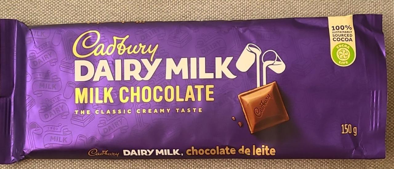 Fotografie - Dairy Milk Chocolate Cadbury