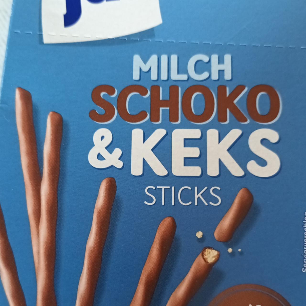Fotografie - Milch schoko & keks sticks Ja!