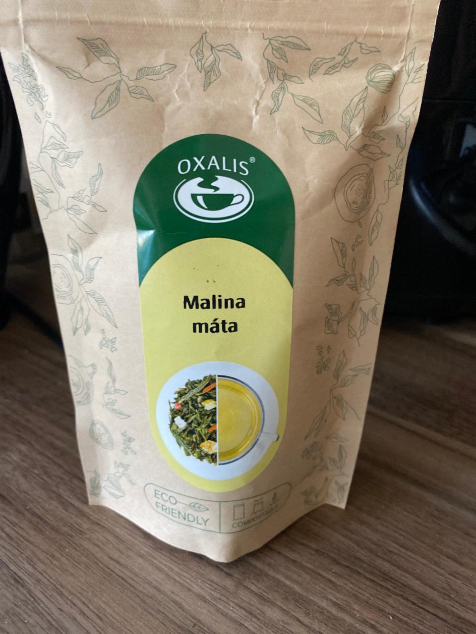 Fotografie - Zelený čaj Malina máta Oxalis