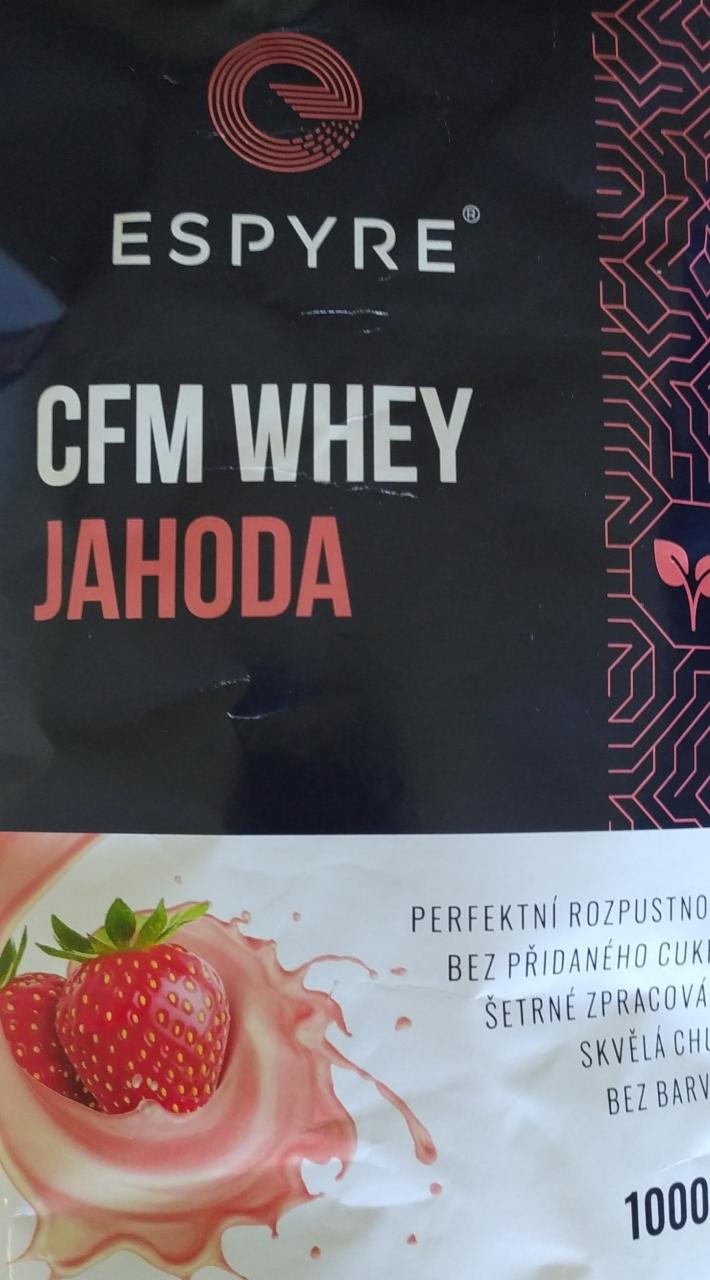 Fotografie - CFM Whey protein jahoda Espyre