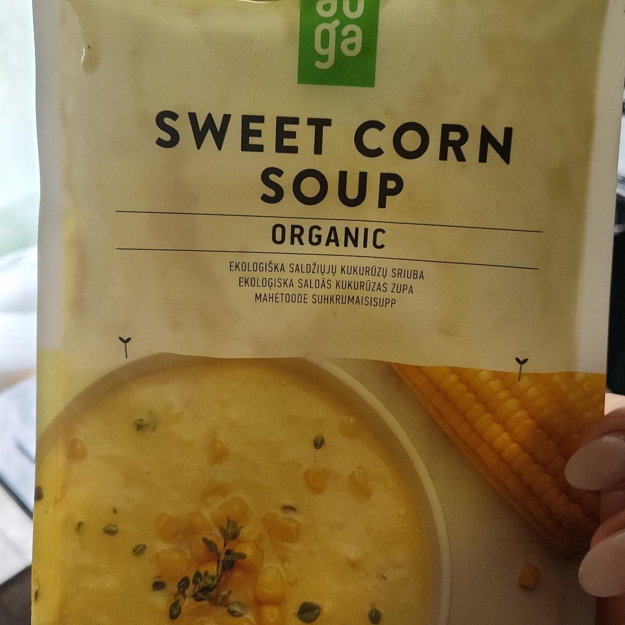 Fotografie - Organic Sweet Corn Soup Auga