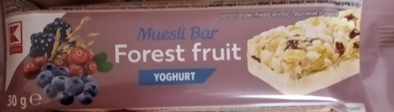 Fotografie - Muesli Bar with Forest Fruit Yogurt Coating Tesco