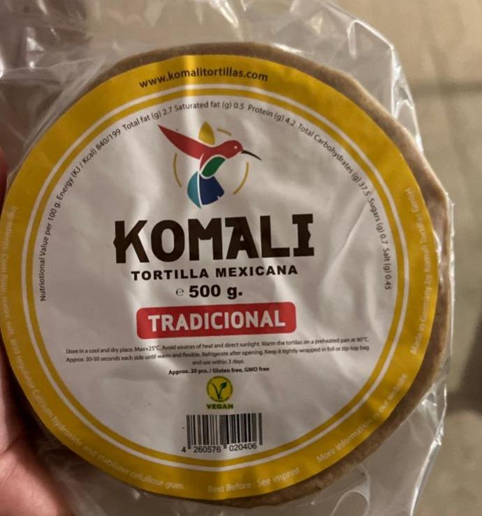 Fotografie - Tortilla Mexicana tradicional Komali