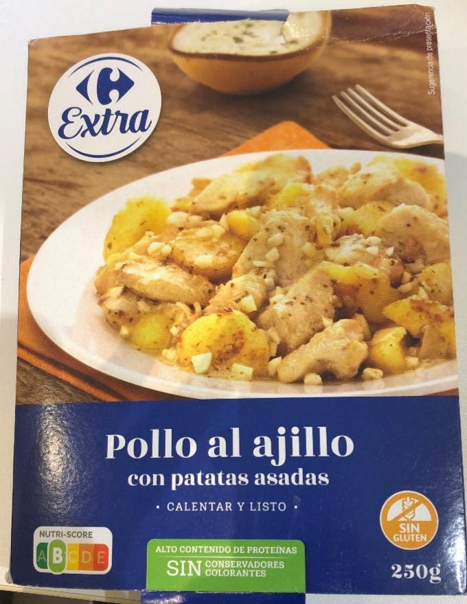 Fotografie - Pollo al ajillo con patatas asadas Carrefour Extra