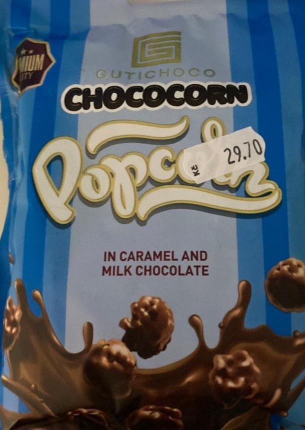 Fotografie - Popcorn in caramel and milk chocolate Chococorn Gutichoco