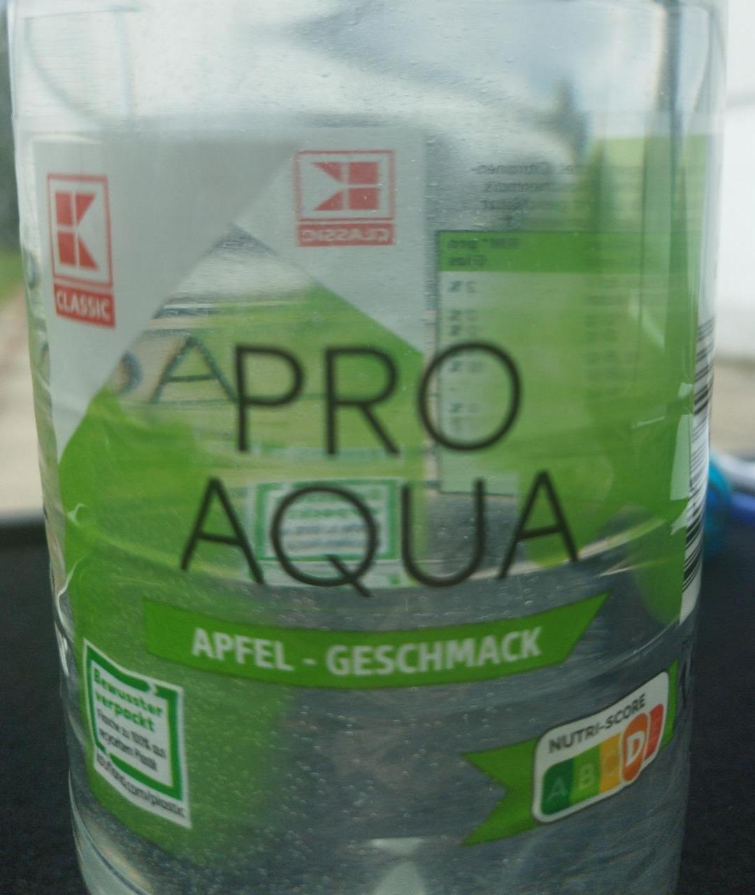 Fotografie - Pro Aqua apfel geschmack K-Classic