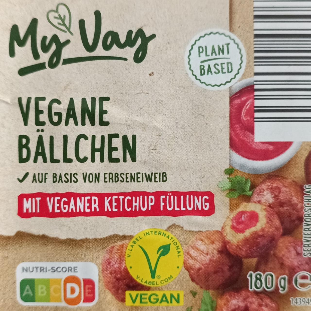 Fotografie - Vegane bällchen mit veganer ketchup füllung My Vay