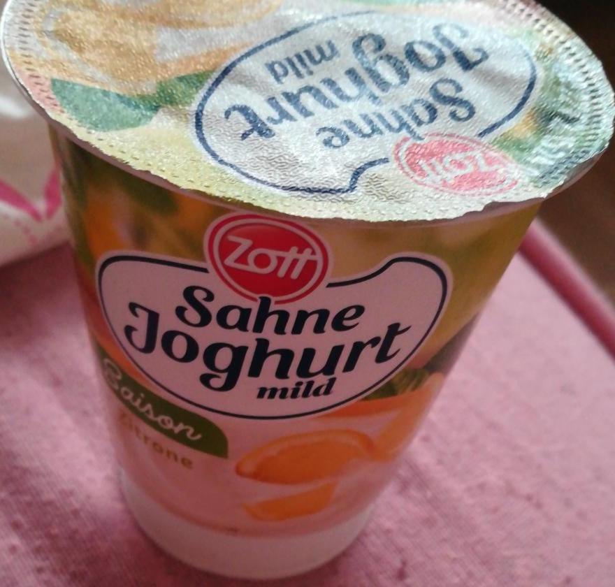 Fotografie - Sahne Joghurt mild Saison Zitrone Zott