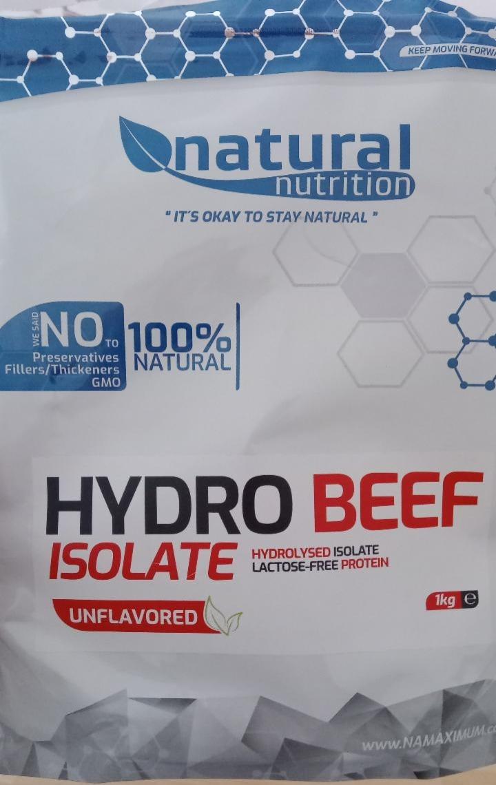 Fotografie - Hydro Beef Isolate Natural Nutrition
