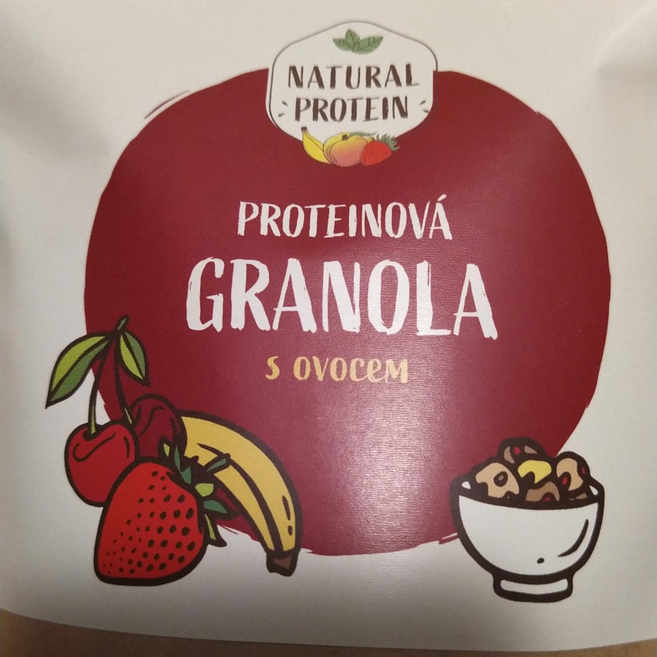 Fotografie - Proteinová granola s ovocem Natural protein