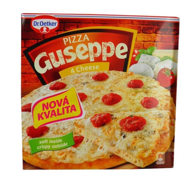 Fotografie - pizza Guseppe 4 druhy sýrů Dr. Oetker