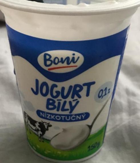 Fotografie - Jogurt bílý nízkotučný 0,1% Boni